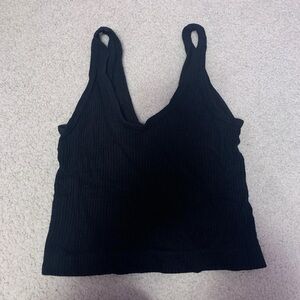 Urban Outfitters Black Ribbed Camisole